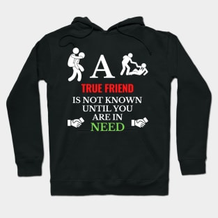 A True Friend is not known until you are in Need Hoodie